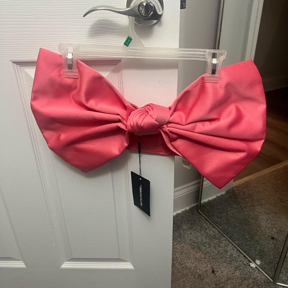 PrettyLittleThing Vibrant Pink Bow Headband